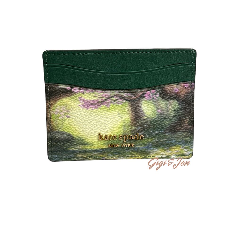 Kate Spade Green and Multicolor Card Holder - Picture 3 of 4
